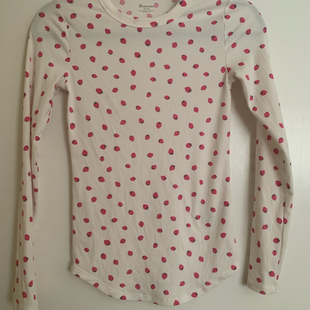 No Boundaries White Top with Pink Accents